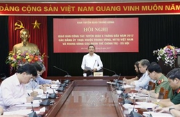 Giao ban công tác tuyên giáo 6 tháng đầu năm 2017 